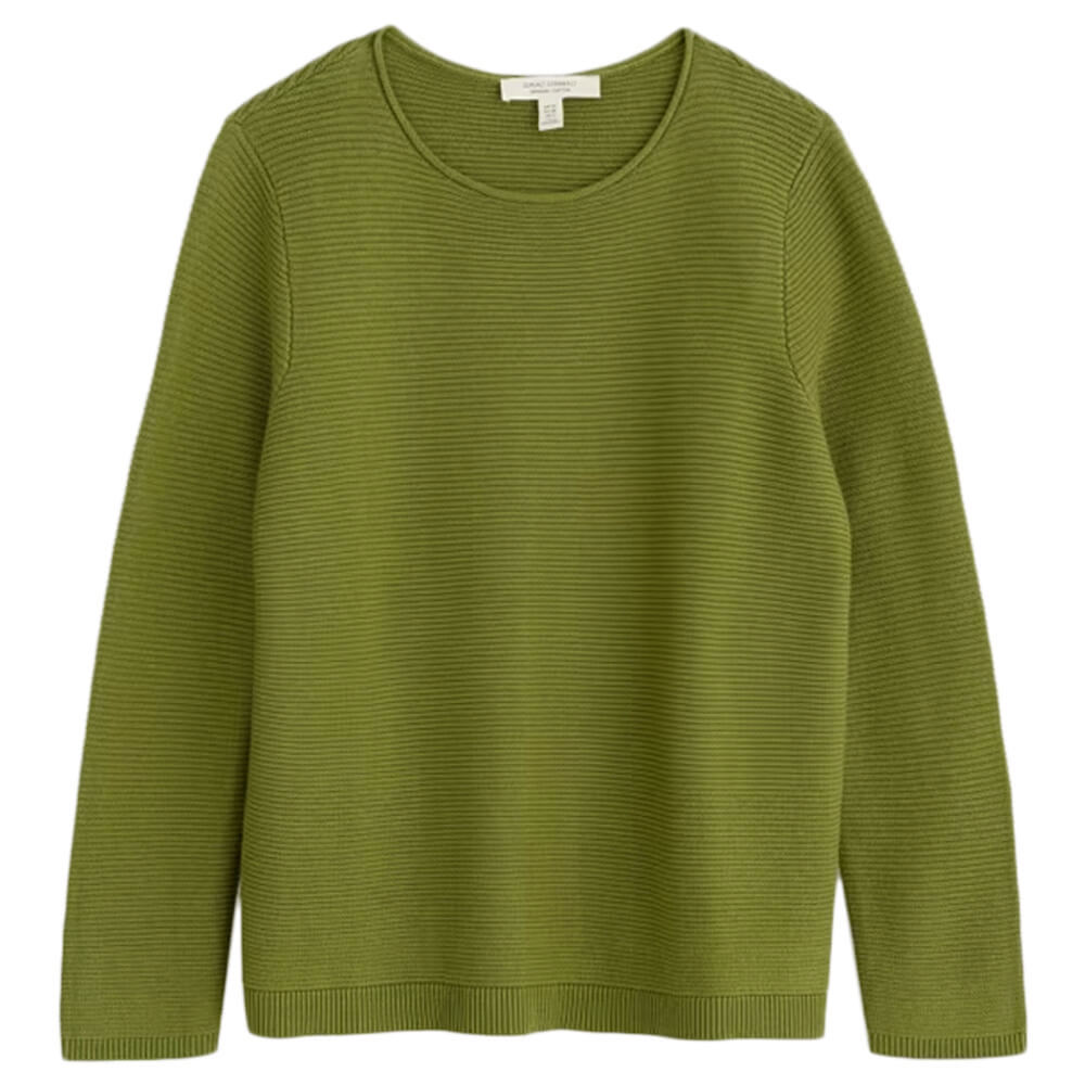 Seasalt Makers Cotton Jumper Dark Citron